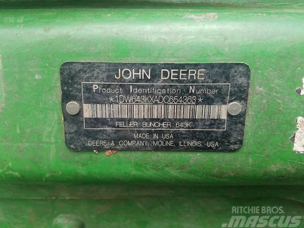 John Deere 643K Валочно-пакетувальні машини