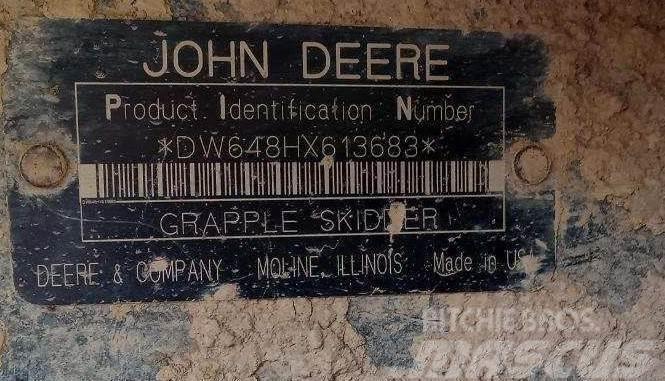 John Deere 648H Трельовочні трактора