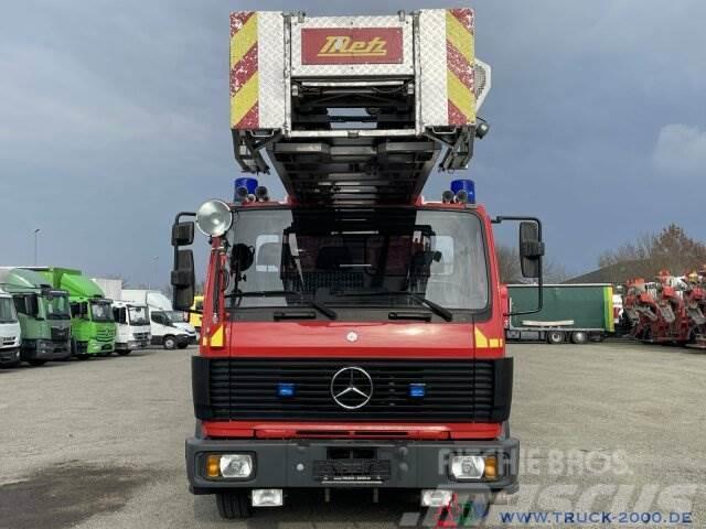 Mercedes-Benz 1422 Metz Feuerwehr Leiter 30 m. nur 31.361 Km. Вантажівки / спеціальні
