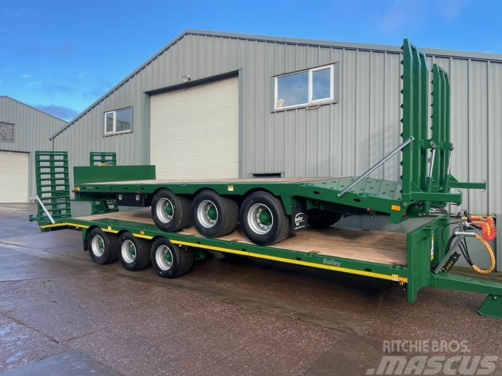 Bailey 20 Ton Tri-Axle Low loader trailer Прицепи загального призначення