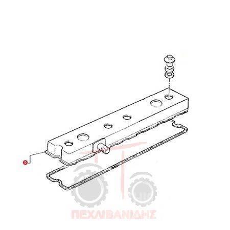 Agco spare part - engine parts - valve cover Двигуни