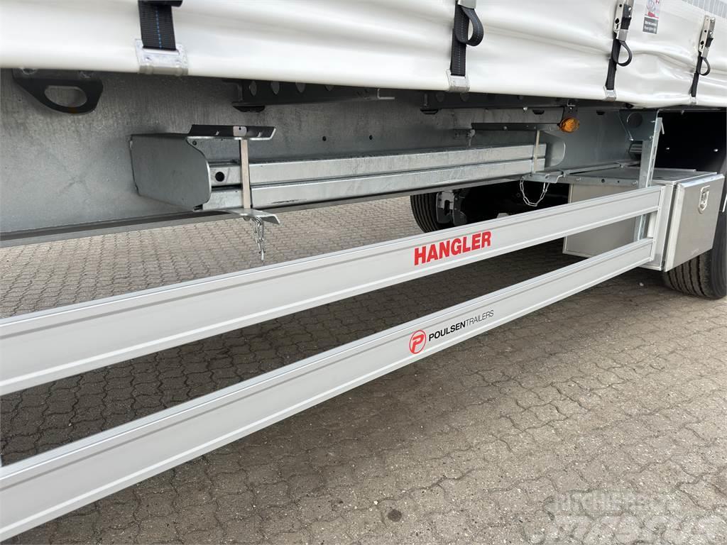 Hangler 3-aks 45-tons gardintrailer Nordic Тентовані напівпричепи