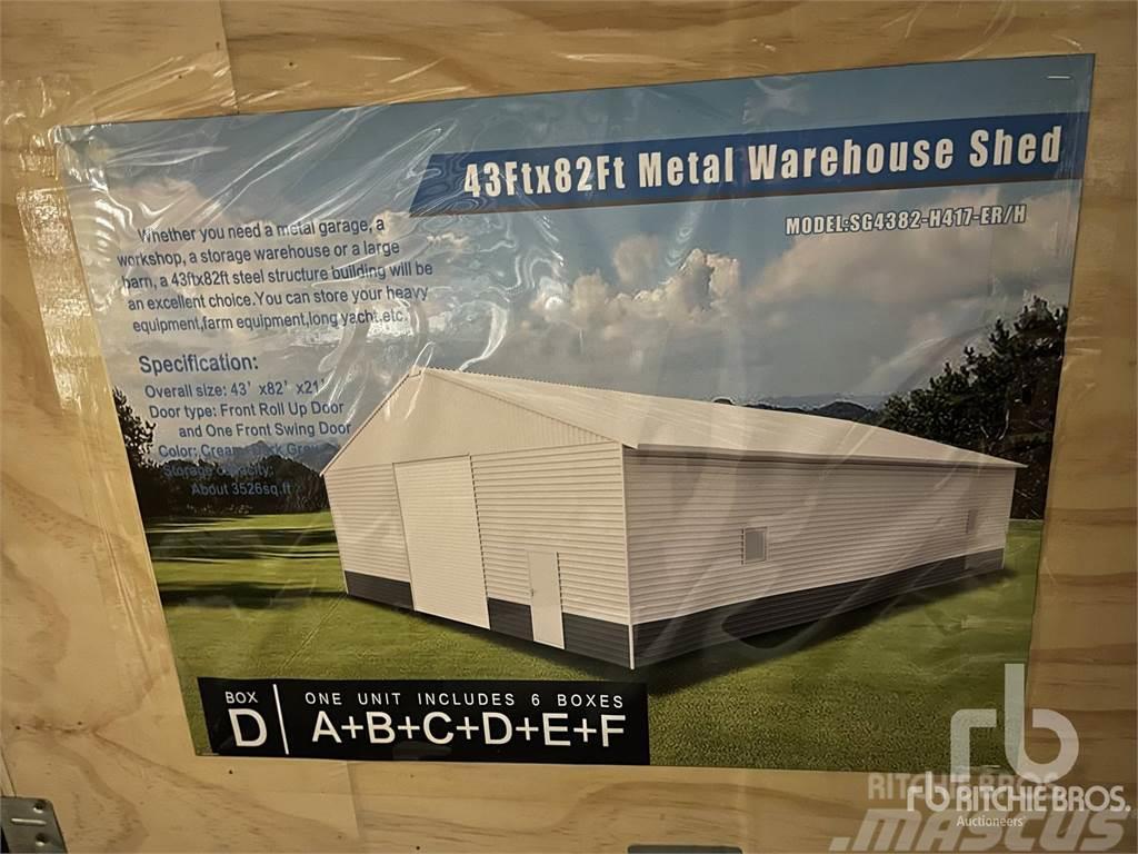  43 ft x 82 ft Metal Warehouse ( ... Інша комунальна техніка