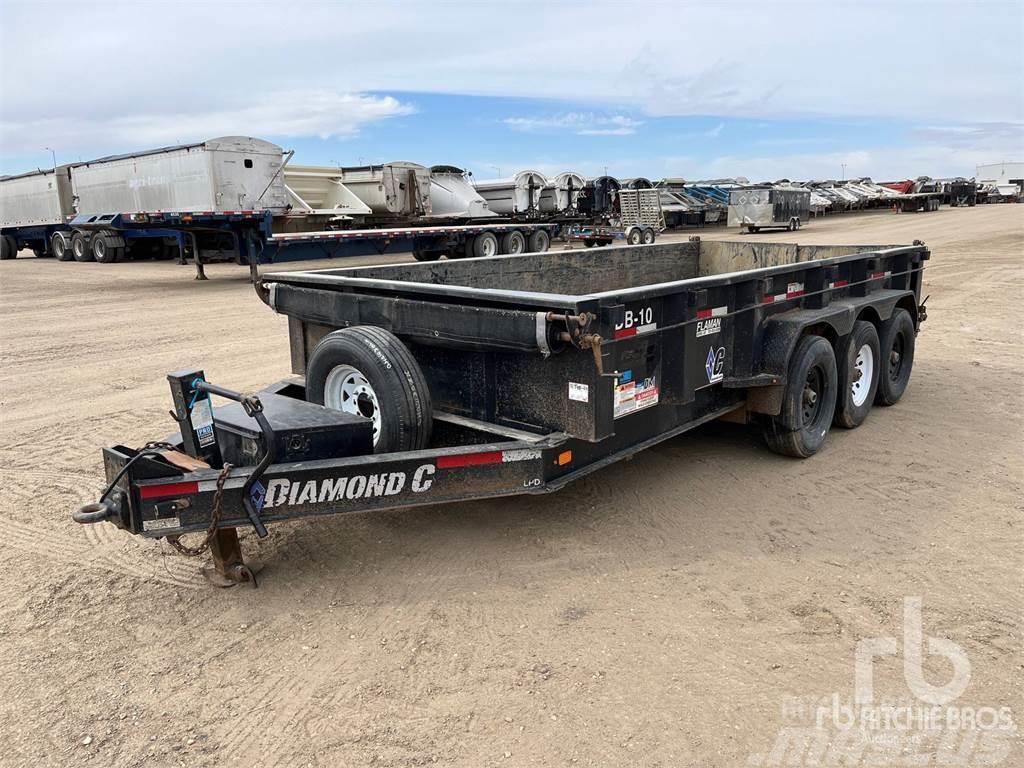 Diamond C 16 ft Tri/A Dump Трейлери колесного транспортного засобу