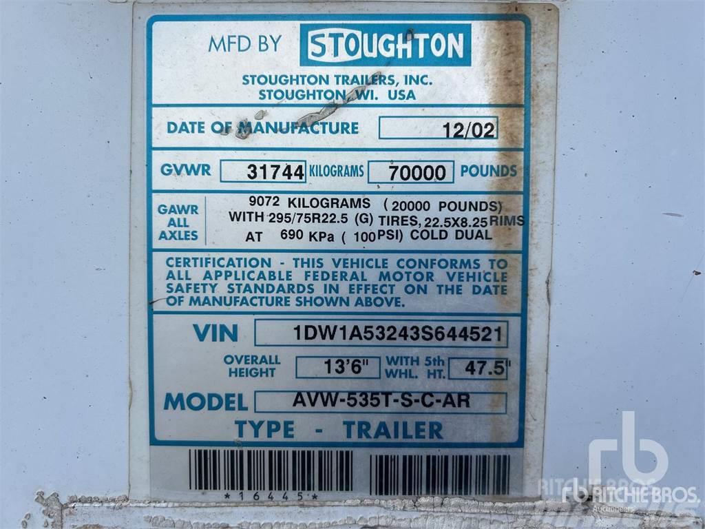Stoughton 53 ft x 102 in T/A Напівпричепи з кузовом-фургоном