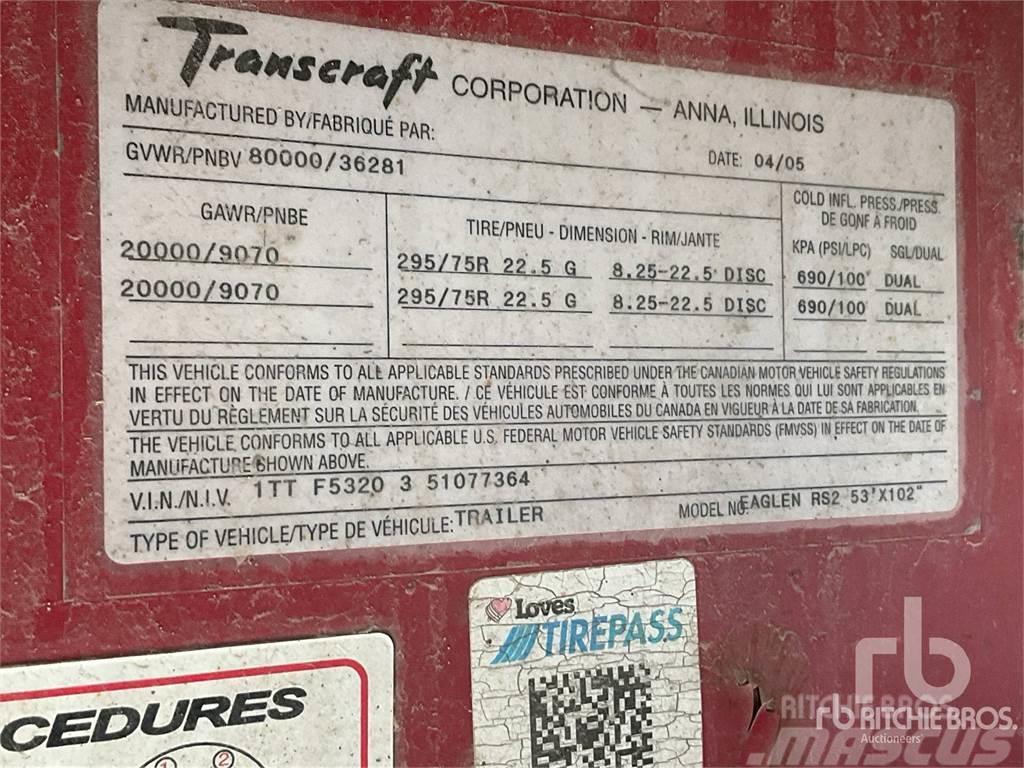 Transcraft 53 ft T/A Spread Axle Напівпричепи-платформи/бічне розвантаження