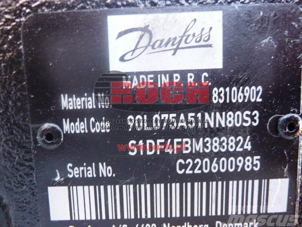 Danfoss 83106902 90L075A51NN80S351DF4FBM383824 Гідравліка