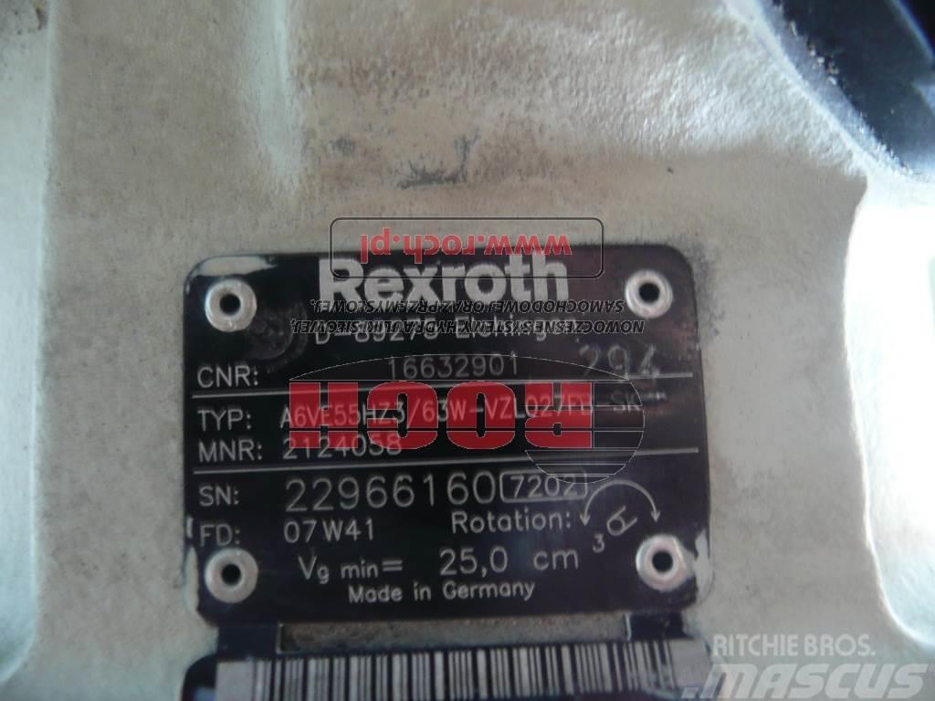 Rexroth A6VE55HZ3/63W-VLZ027FB-SK 2124058 16632901 + GFT17 Двигуни