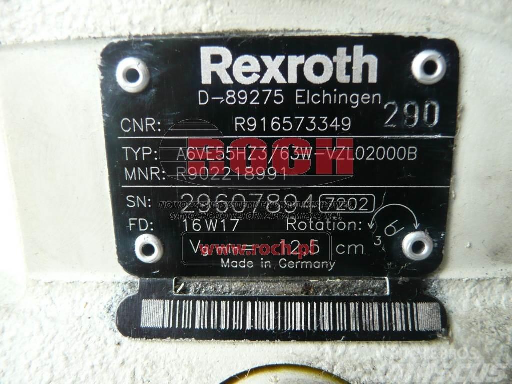 Rexroth A6VE55HZ3/63W-VZL02000B Двигуни