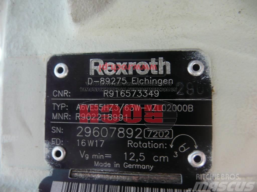 Rexroth A6VE55HZ3/63W-VZL02000B R902218991 r916573349+ GFT Двигуни