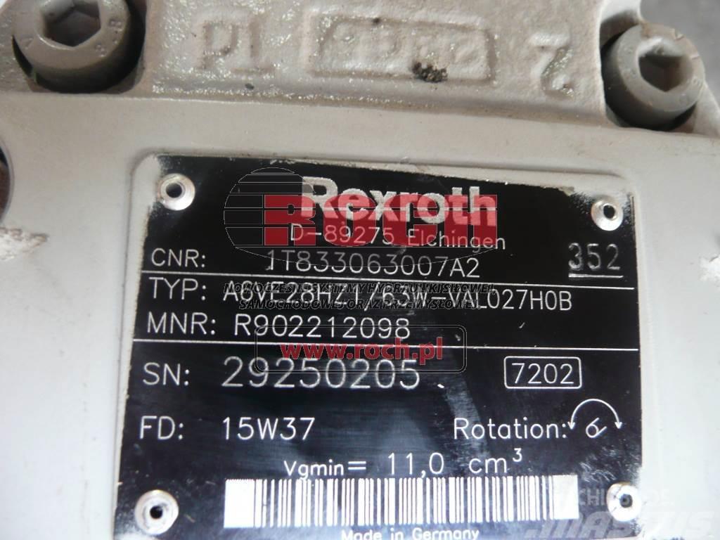 Rexroth + BONFIGLIOLI A6VE28HZ1/63W-VAL027H0B 1T833063007A Двигуни