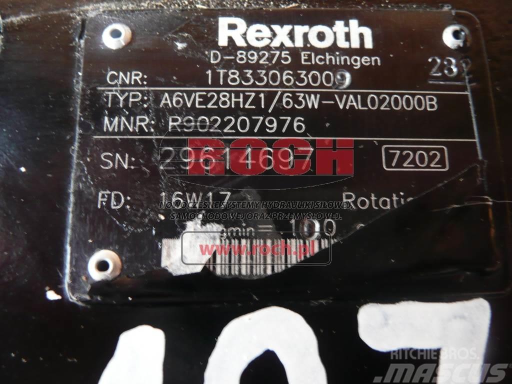 Rexroth + BONFIGLIOLI A6VE28HZ1/63W-VAL02000B R902207976 1 Двигуни