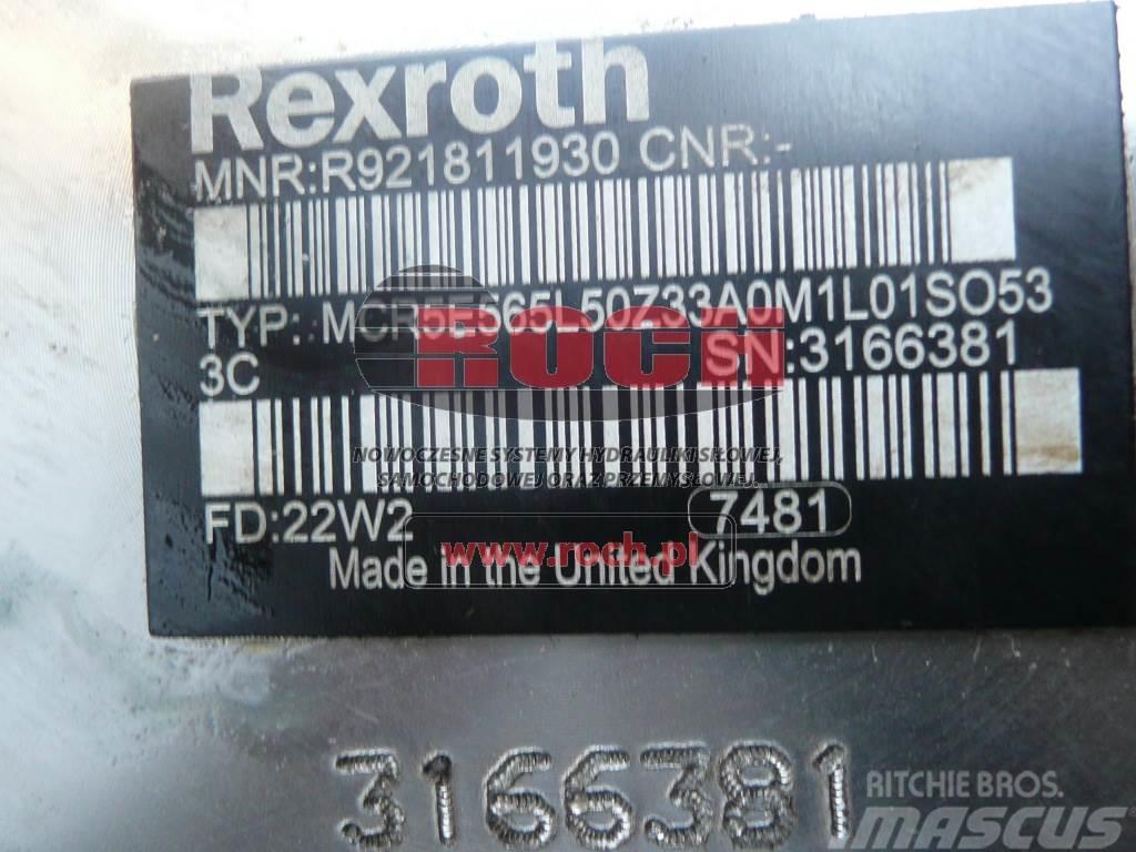 Rexroth MCR5E 565L50Z33A0M1L01S0533C Двигуни