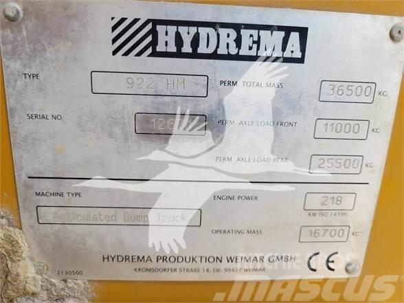 Hydrema 922HM Зчленовані самоскиди