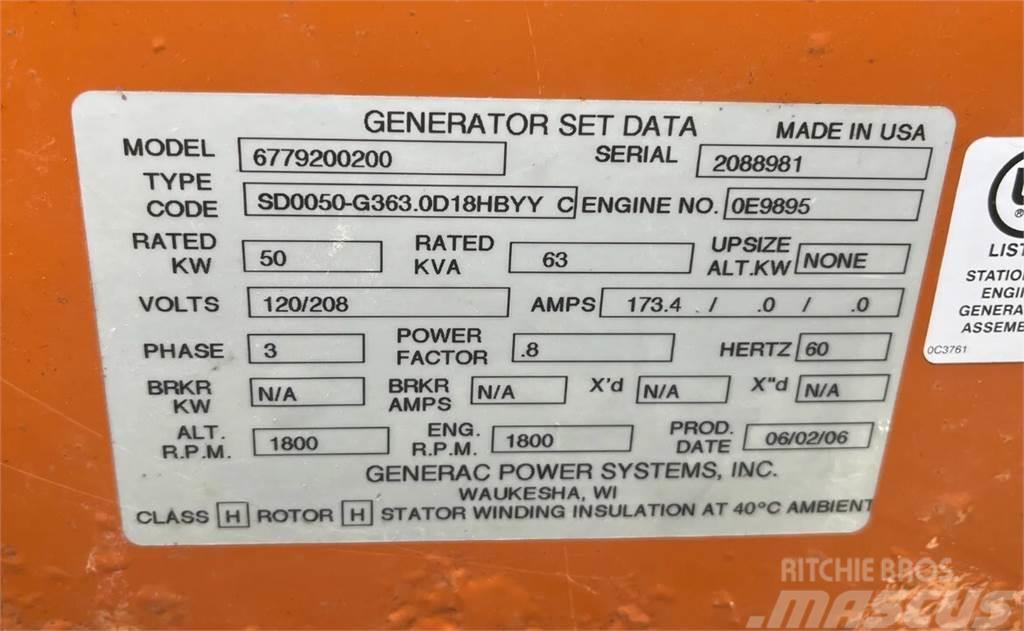 Generac SD50 Дизельні генератори