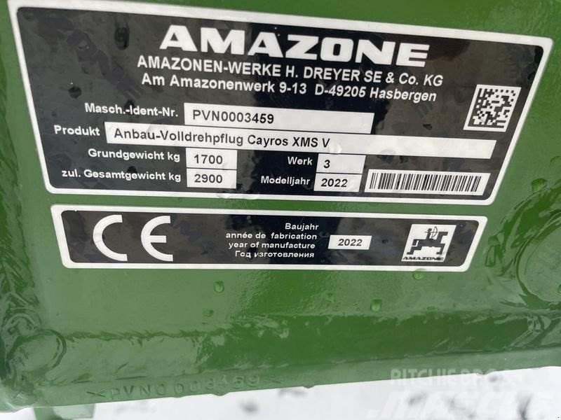 Amazone CAYROS XMS 950 VS Звичайні плуги