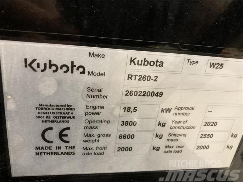 Kubota RT260-2 Малі навантажувачі
