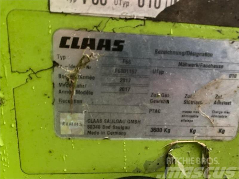 CLAAS DISCO 1100 C BUSINESS &3600 FC Прибиральні комбайни