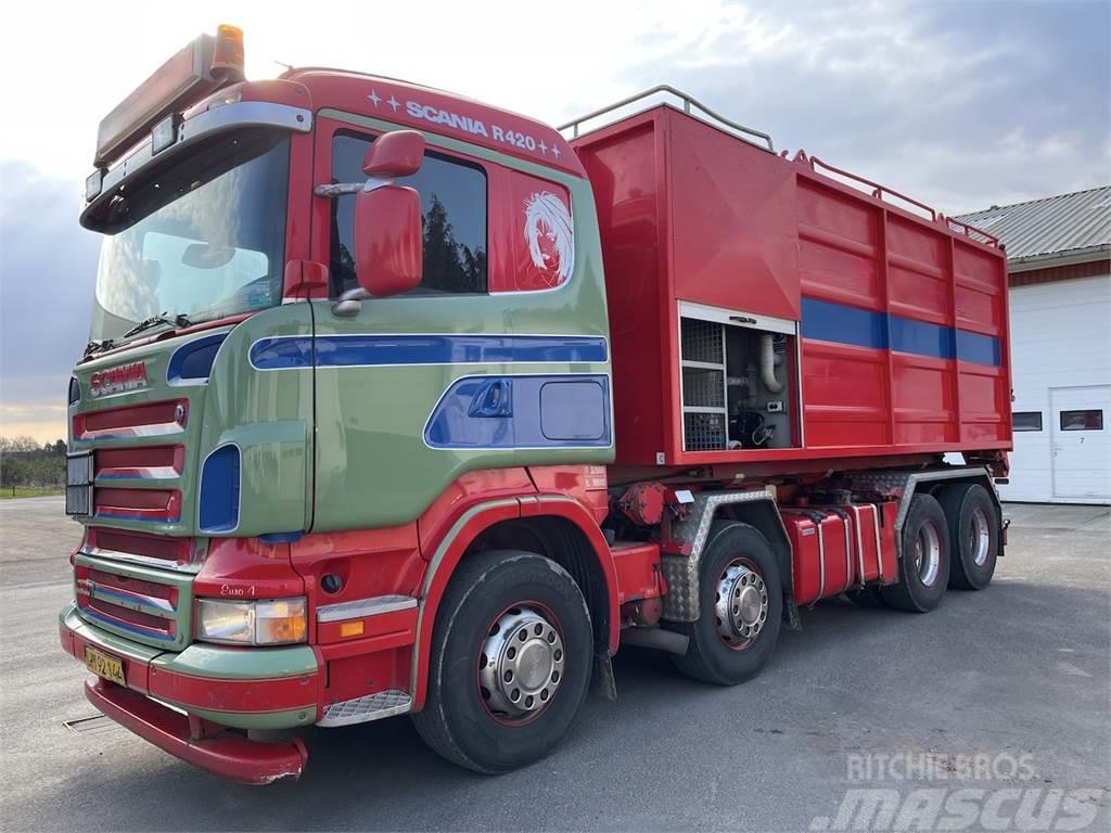 Scania R420, KSA anlæg Комбі/Вакуумні вантажівки