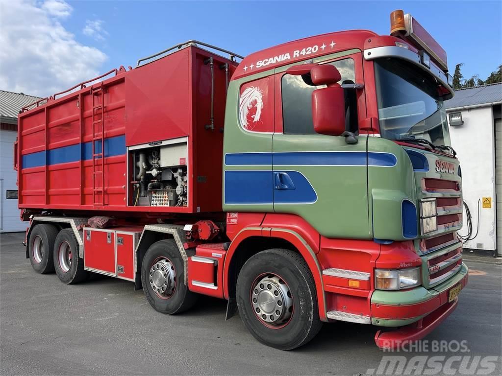 Scania R420, KSA anlæg Комбі/Вакуумні вантажівки