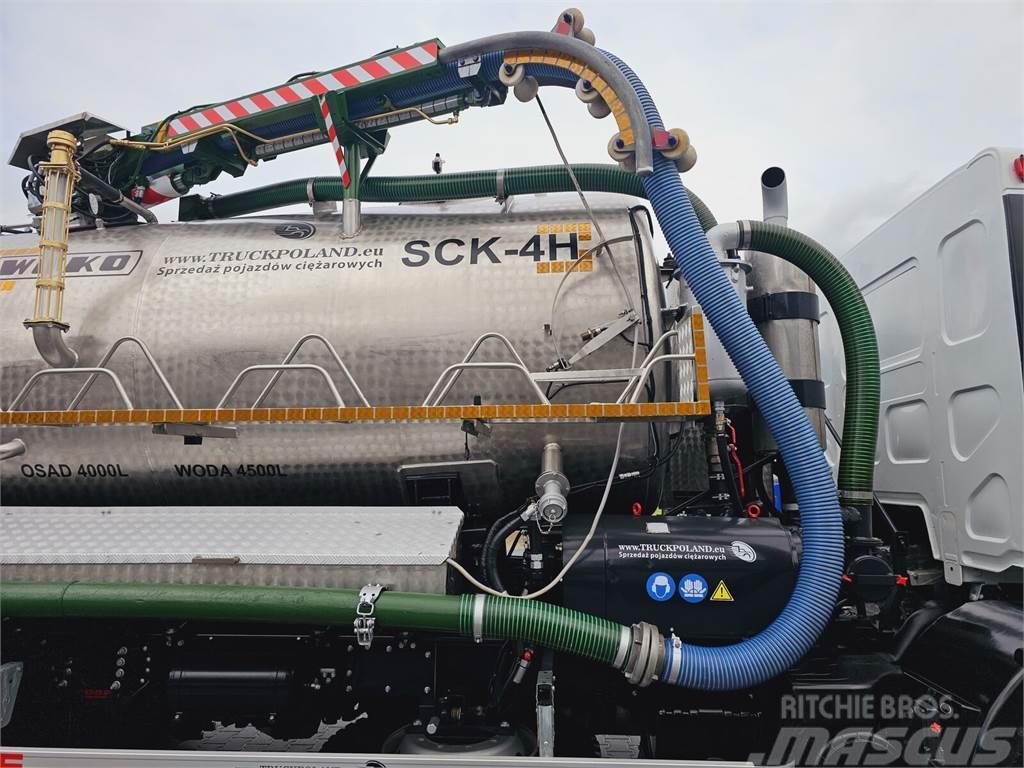 DAF WUKO SCK-4HW for collecting waste liquid separator Комбі/Вакуумні вантажівки