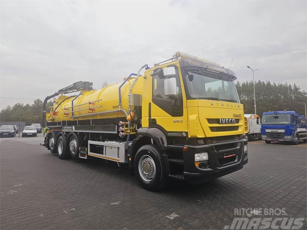 Iveco RAVO WUKO FOR CHANNEL CLEANING druck saug kanal Комбі/Вакуумні вантажівки