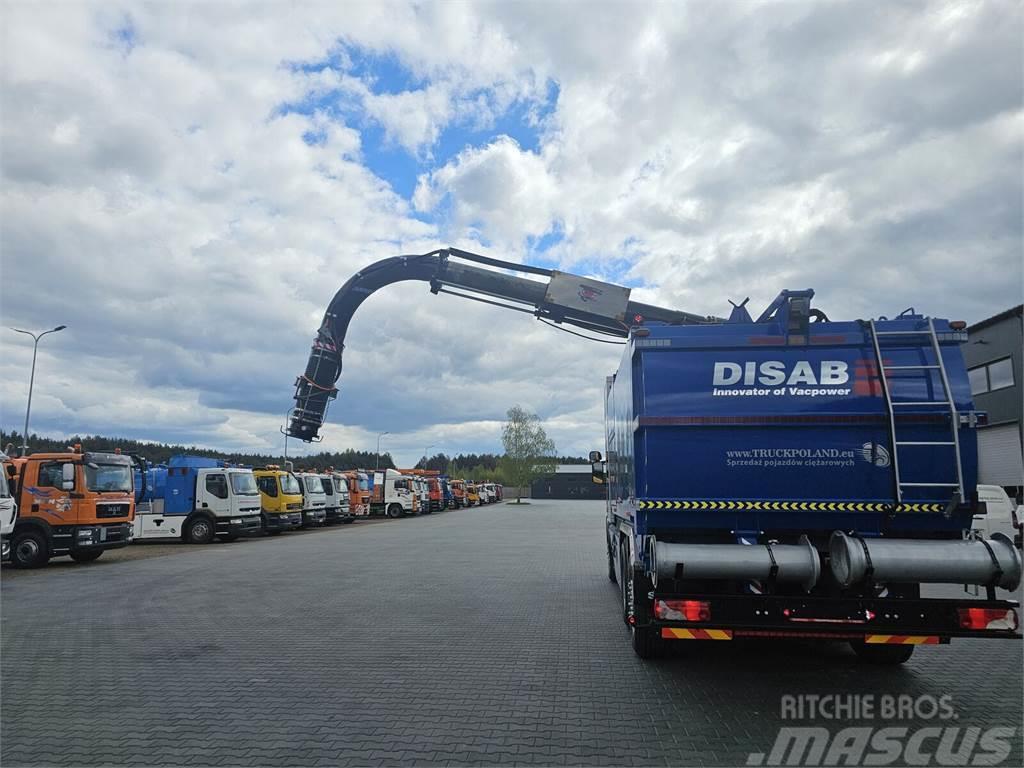 Scania DISAB ENVAC Saugbagger vacuum cleaner excavator su Сміттєвози