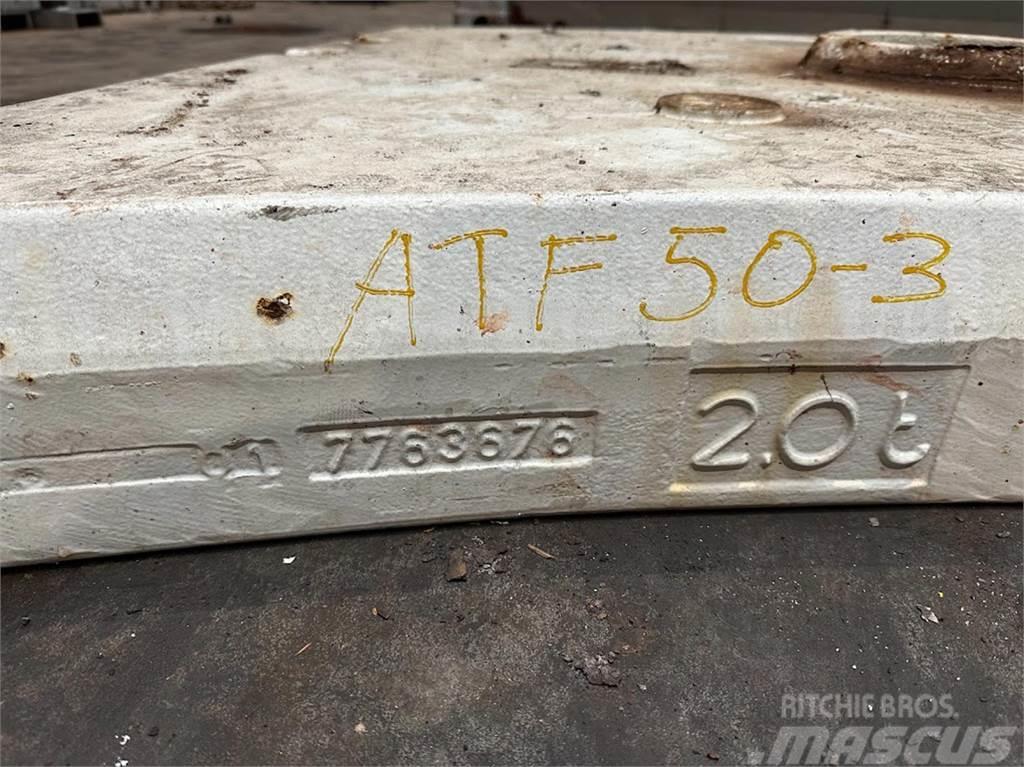 Faun ATF 50-3 counterweight 2 ton Запчастини для кранів