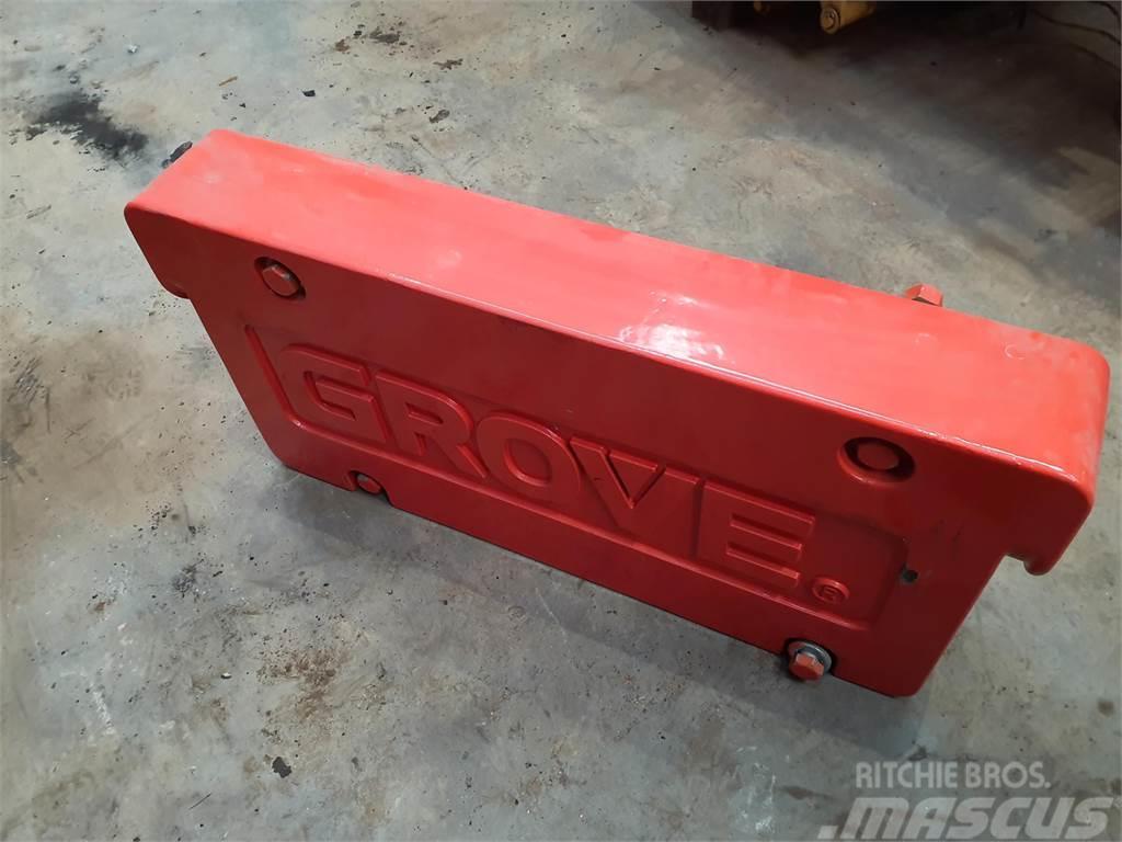 Grove GMK 5130-2 counterweight 1 ton Запчастини для кранів