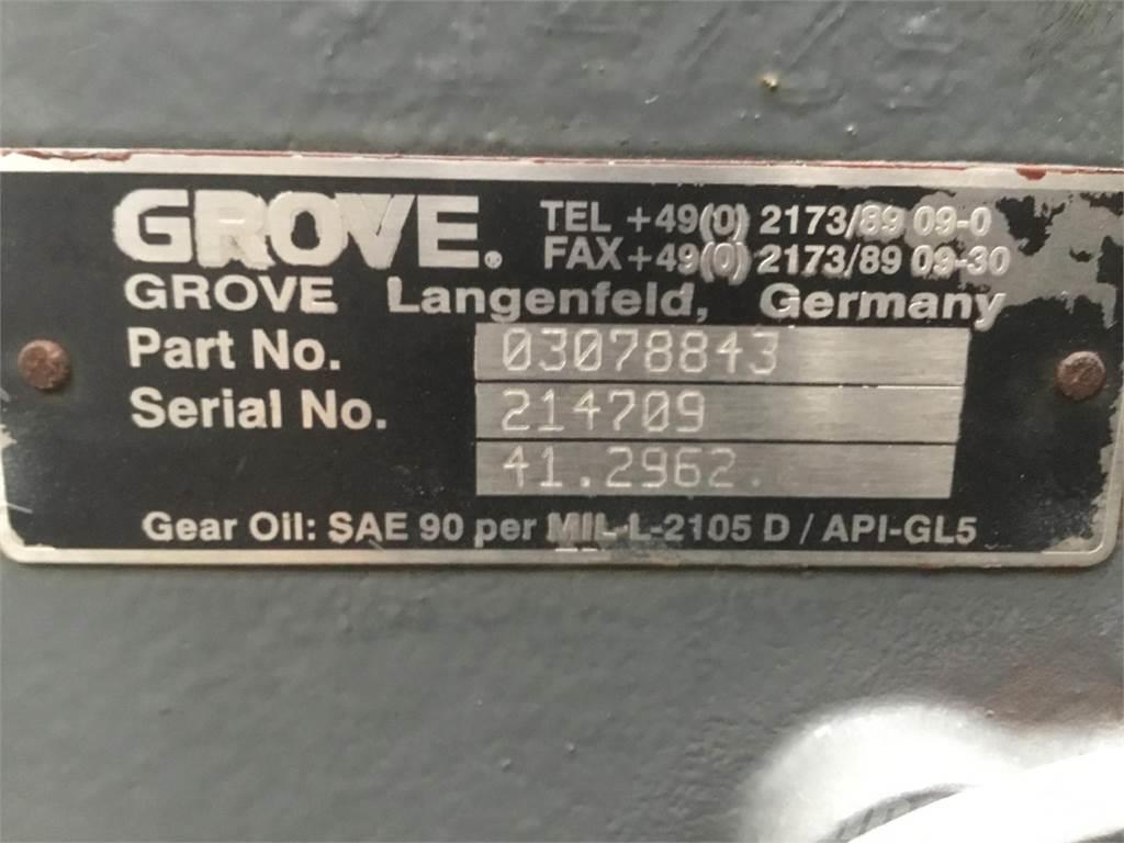 Kessler Grove GMK 3055 diff box axle nr 1 Запчастини для кранів