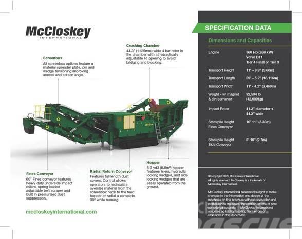 McCloskey I44RV3HD Роздрібнювачі