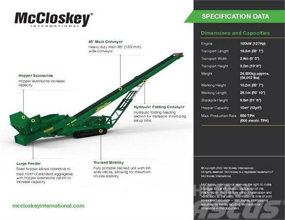 McCloskey RF80 Конвейєри / Транспортери