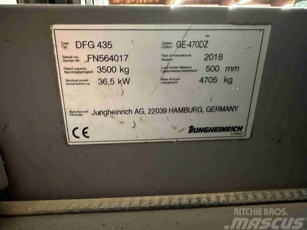Jungheinrich DFG 435 - TRIPLEX 4,7 m Дизельні навантажувачі