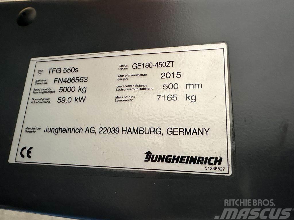 Jungheinrich TFG 550s - nur 1080 Stunden !!! Газові навантажувачі