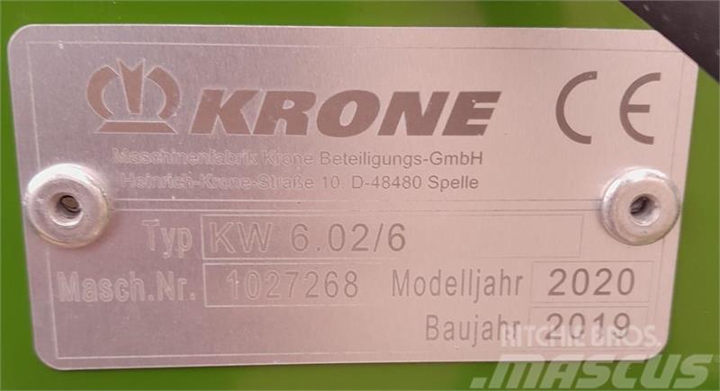 Krone KW 6.02/6 Граблі і сінозворушувачі
