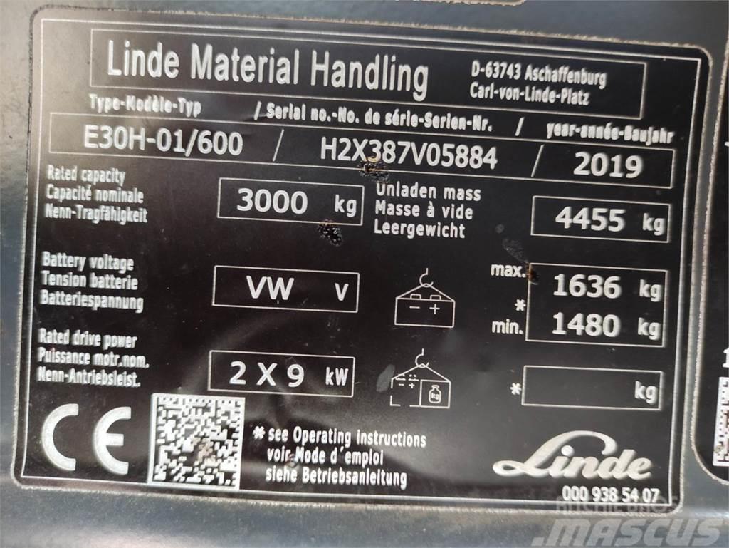 Linde E30H-01/600-387 Електронавантажувачі