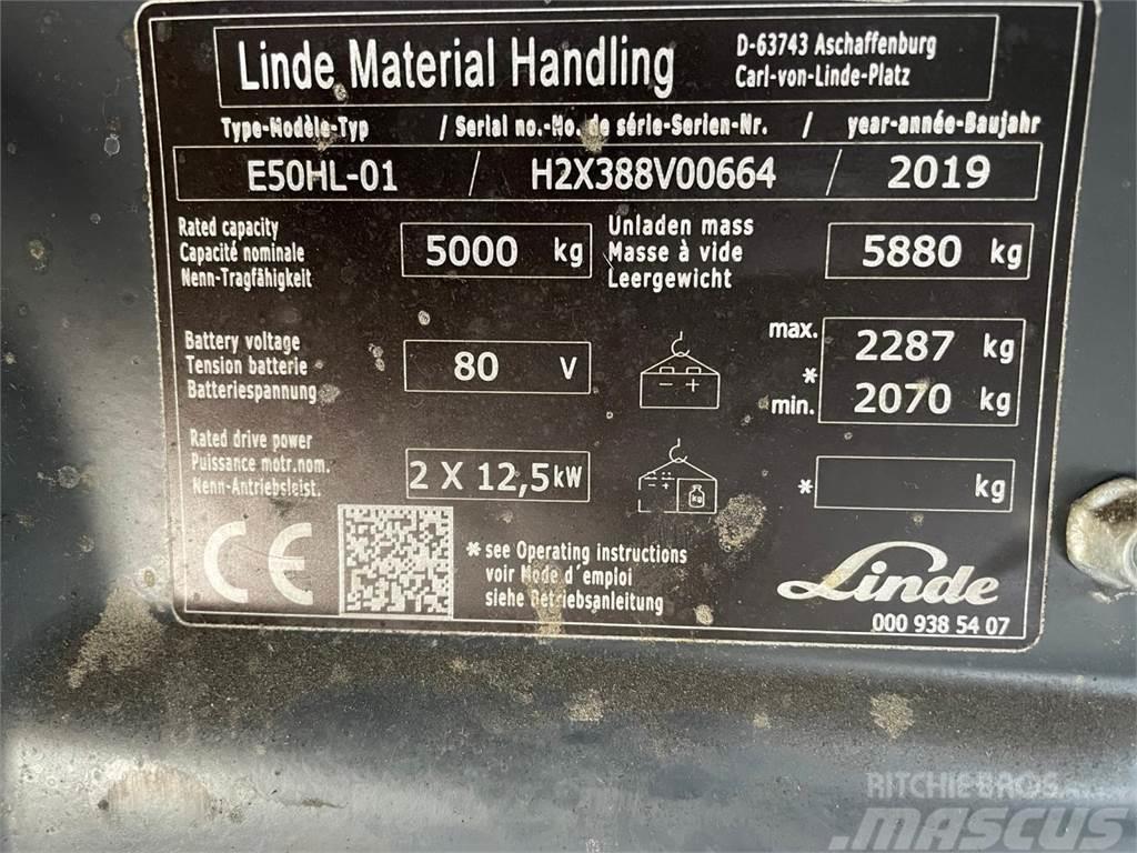 Linde E50HL-01-388 Електронавантажувачі