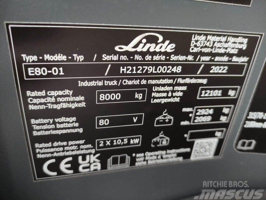 Linde E80-600 Електронавантажувачі